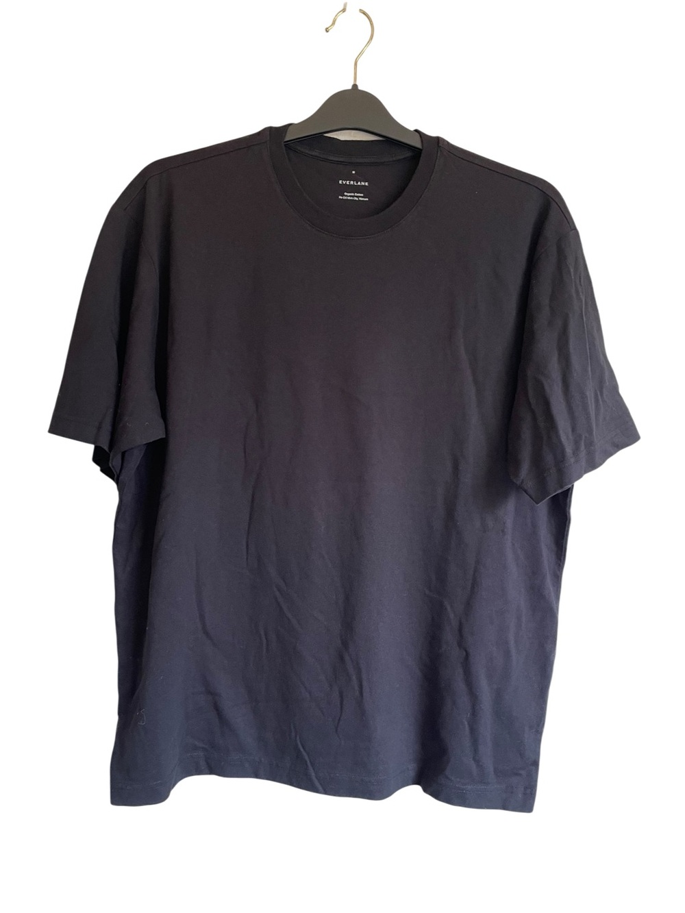 Everlane Men's Organic Cotton Short Sleeve Crew Tee - Black NWOT